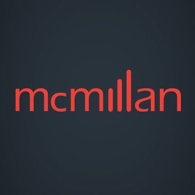 McMillan is a business law firm serving public, private and not-for-profit clients across key industries in Canada, the United States and internationally with recognized expertise and acknowledged leadership in major business sectors providing solutions-oriented legal advice through their offices in Vancouver, Calgary, Toronto, Ottawa, Montréal and Hong Kong.