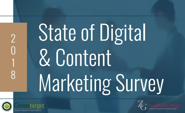 2018 State of Digital & Content Marketing Survey - Professional Services Edition | Greentarget & Zeughauser Group 1 | Digital Marketing Community