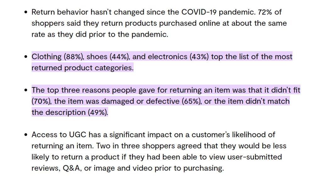 Most Returned e-commerce Products By Digital Buyers | DMC