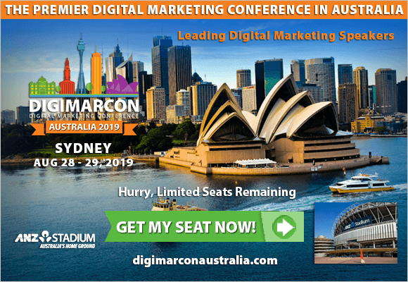 DigiMarCon Australia 2019 Conference is the biggest digital marketing event you can’t afford to miss! Whatever your goal is, this event will help attendees improve your marketing efforts