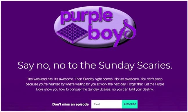 Purple: Sunday Nights' Horror Story Marketing Campaigns, Best of Halloween Marketing Campaign Ideas 2019, Halloween brands, Halloween promotions, Halloween advertising ideas, marketing Halloween ideas