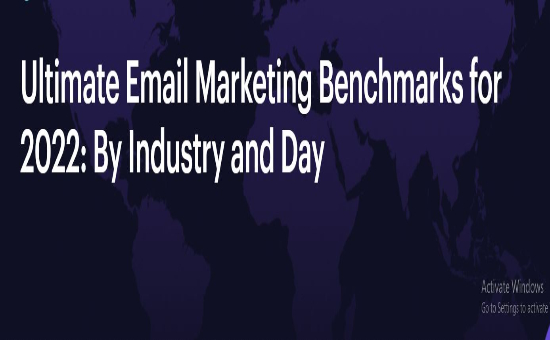 Email Marketing Benchmarks by Industry & Day 2022 Guide| DMC