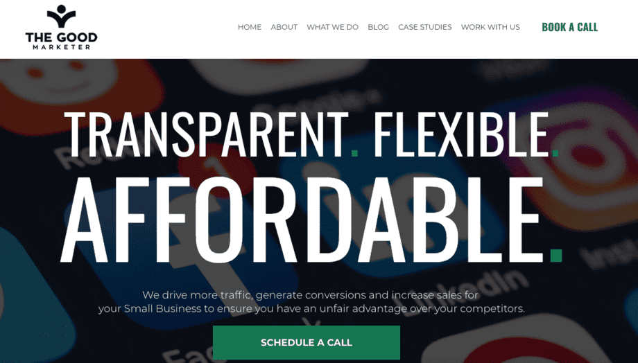 The Good Marketer managed to develop an SEO strategy that earned them quite the results, with 1st page landings for over 20 keywords.