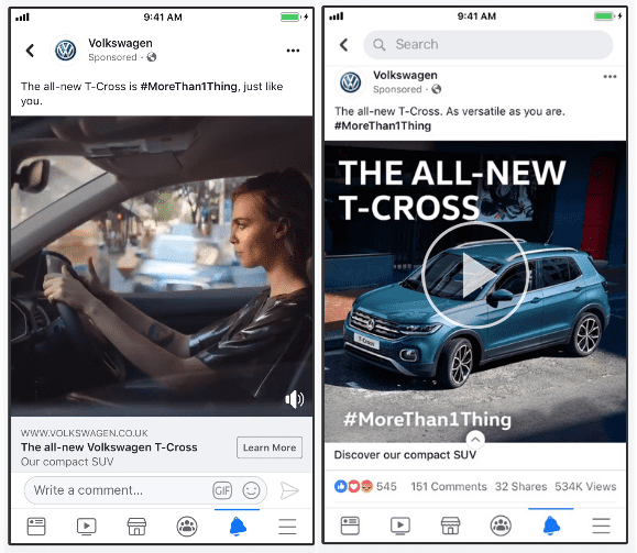 Volkswagen UK raised awareness of a new car model launch and gained a considerable increase in leads when it used Facebook lead ads.