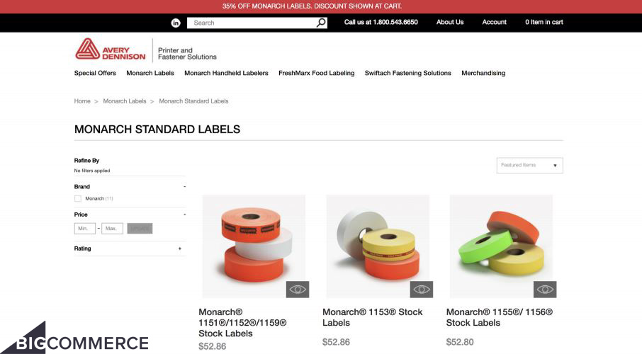 Top 10 eCommerce Mistakes B2B Businesses Make | BigCommerce 1 | Digital Marketing Community How-Avery Dennison avoided the mistake of-neglecting-SEO