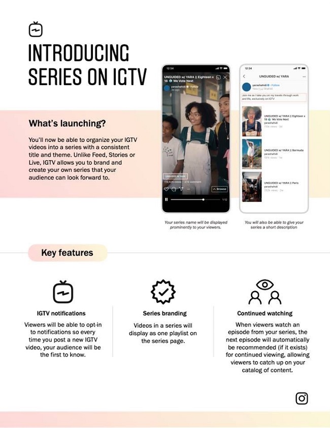 IGTV Series - Instagram New Tool