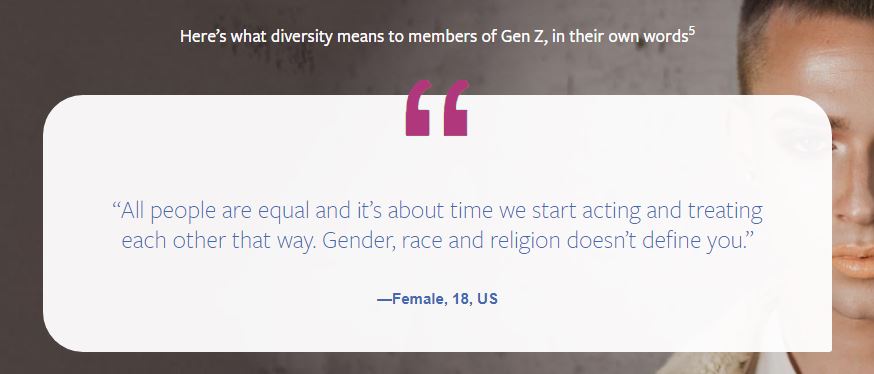 Facebook Report: What diversity means to members of Gen Z, in their own words.