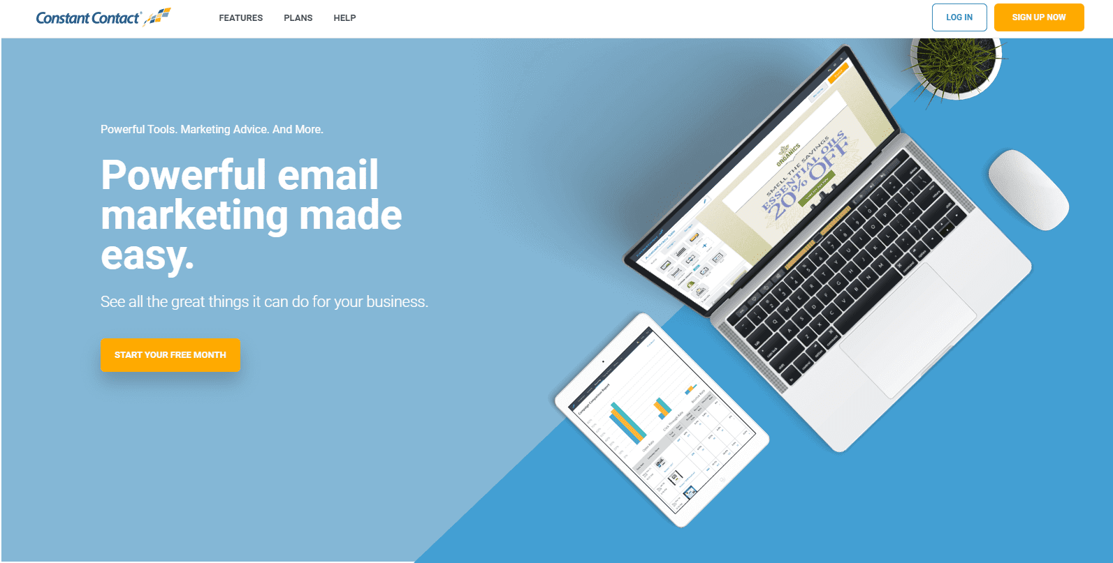 Constant Contact, one of the best email marketing tools, the Best Mailchimp Alternatives for 2020