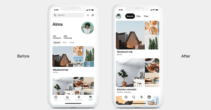 Pinterest Releases New Pin Format 1 | Digital Marketing Community Pinterest has announced the release of its new Pin format, which includes some functional changes, and other minor updates.