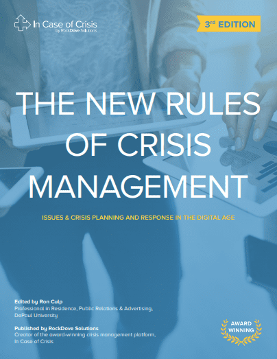 The New Rules of Crisis Management eBook — Third Edition 2019 | RockDove Solutions, Inc.