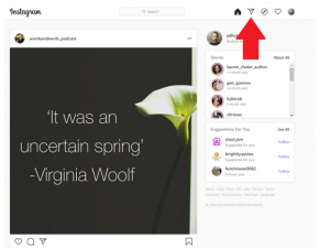 A Picture Shows That DMs Are Accessible on the Instagram Desktop Version