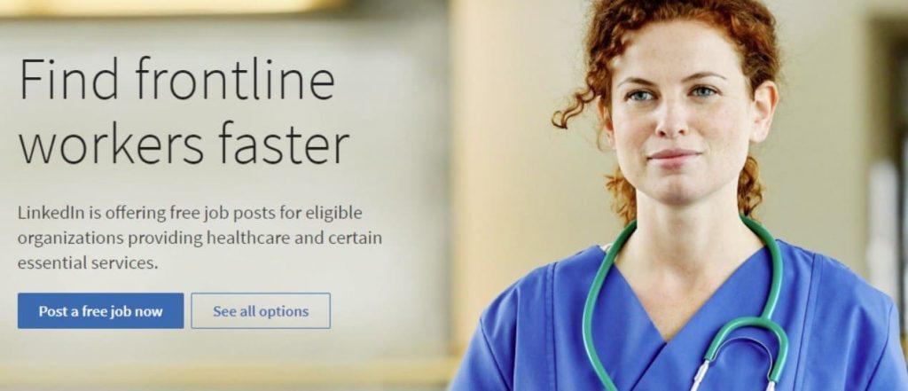 LinkedIn allows free job posts during COVID-19 pandemic | DMC