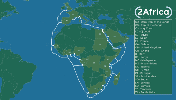 Facebook Spends 1 Billion on an Internet Sea Cable in Africa 