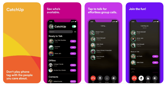 CatchUp App from Facebook for Group Phone Calls | DMC 