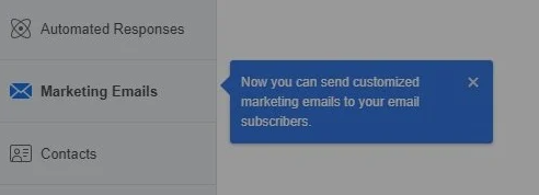 Facebook Allows Sending Marketing Emails Via Facebook Pages