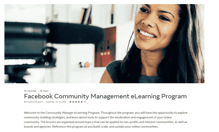 New Facebook Courses in Effective Community Management