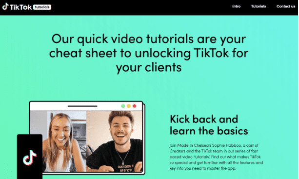 TikTok For Business: Tutorial Mini-Site to Help Brands | DMC