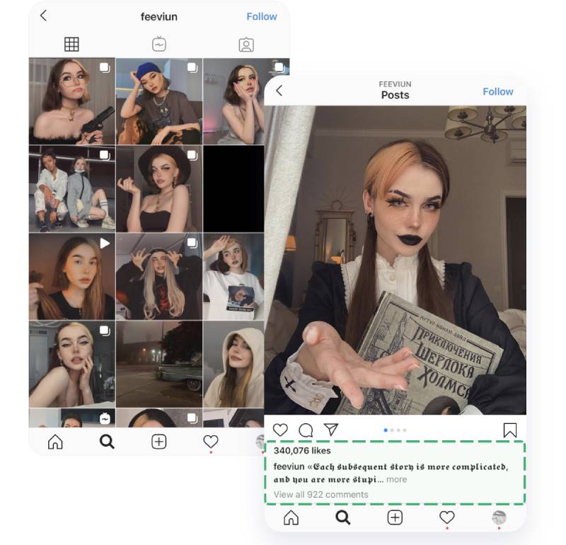 Instagram Font Generator from Bigbangram