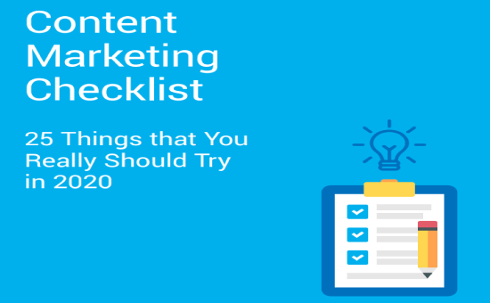 Content Marketing Checklist Guide 2020 | DMC