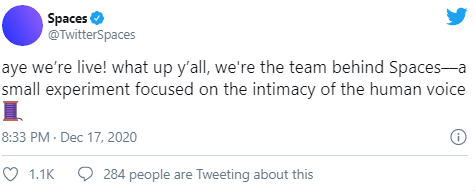 Twitter Launches First Wave of Live Testing for its New Audio 'Spaces' Feature 3 | Digital Marketing Community Check The New Spaces Feature From Twitter in 2020 | DMC