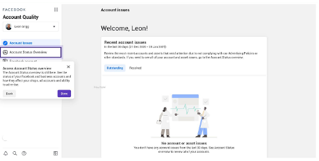 Facebook Launches Updated 'Account Quality' Dashboard in Order to Help Businesses Address Concerns 2 | Digital Marketing Community Find the Latest Update About Facebook's Account Quality |DMC