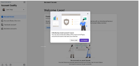 Find the Latest Update About Facebook's Account Quality |DMC