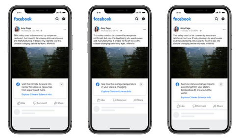 Facebook's Climate Science Information Center Updates | DMC