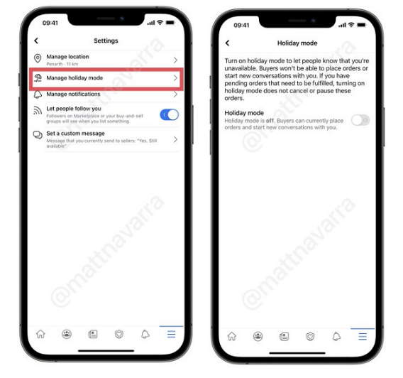Facebook Adds 'Holiday Mode' Option to Marketplace 2 | Digital Marketing Community