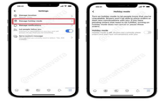 Facebook Adds 'Holiday Mode' Option to Marketplace 3 | Digital Marketing Community