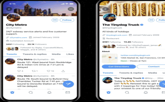 Twitter's Business Profiles Potential Features in 2021 | DMC