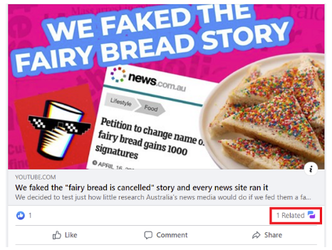 Facebook Expands 'Related Discussion' Prompts on Shared Posts in News Feeds 2 | Digital Marketing Community Check Facebook's New Prompt "Related Discussion" 2021 | DMC