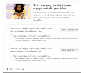 Check Facebook's "Smart Crop" Feature in Creator Studio |DMC