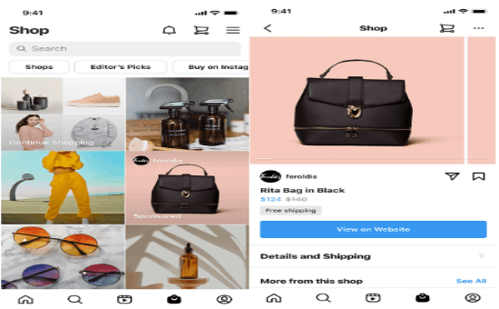 Instagram Tests New Ads on the Shop Tab to Highlight Specific Products 1 | Digital Marketing Community