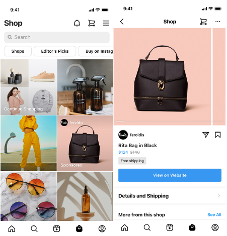 Find Out More About Instagram's Shop Tab 2021 | DMC