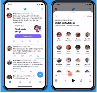 Check Out Twitter's Spaces Recording Option 2021 | DMC