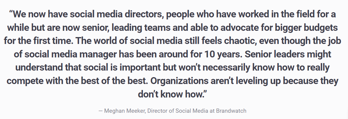 The Social Media Management Maturity Model | DMC