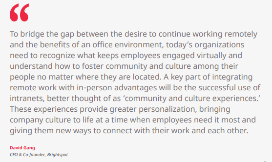 Reinventing the intranet to deliver community and culture experiences | Brightspot 2 | Digital Marketing Community Reinventing The Intranet For Community And Culture | DMC