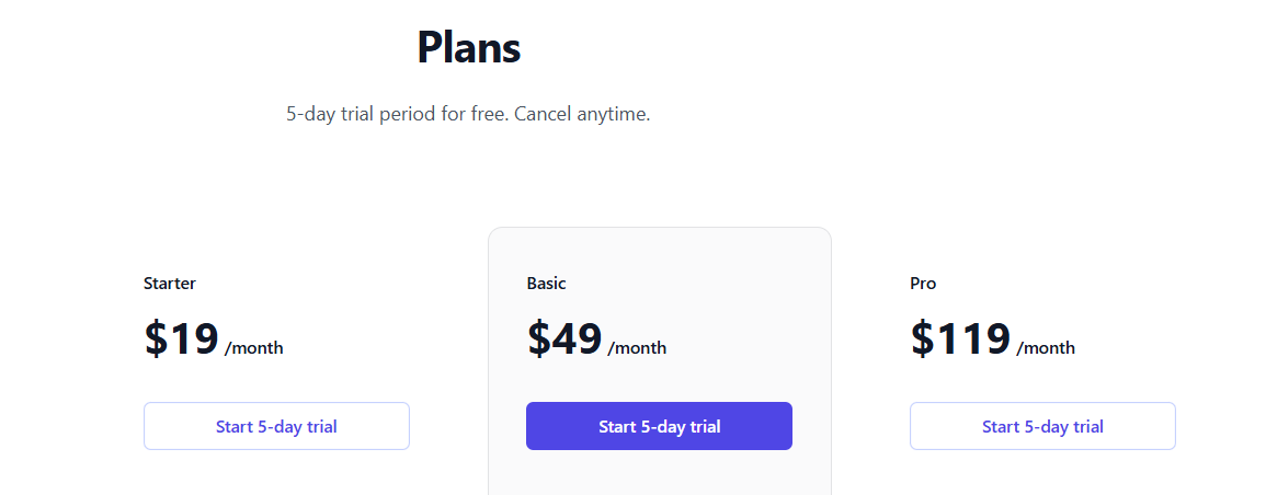 Neuraltext pricing plan